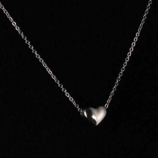 Жіноча підвіска серце із нержавіючої медичної сталі PSw-007 PSw-007 фото