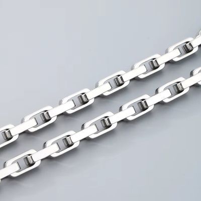 Цепочка из нержавеющей медицинской стали шириной 6 мм C-021.6 C-021.6,45 фото