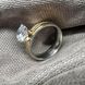 Позолоченное женское кольцо с большим камнем из медицинской стали RS-015 RS-015 фото 3
