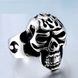 Готична чоловіча печатка череп з медичної сталі RM-027 RM-027 фото 2