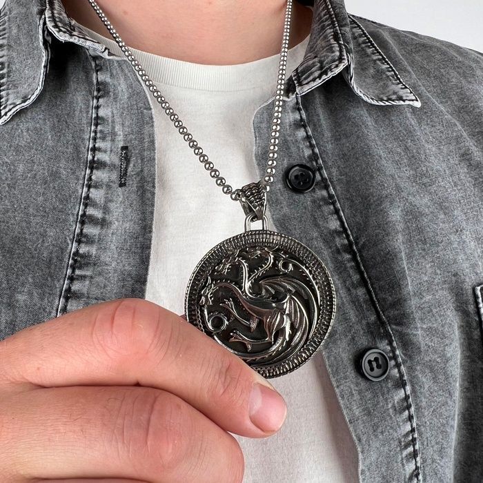 Кулон targaryen игра престолов из медицинской стали PS-014 PS-014 фото