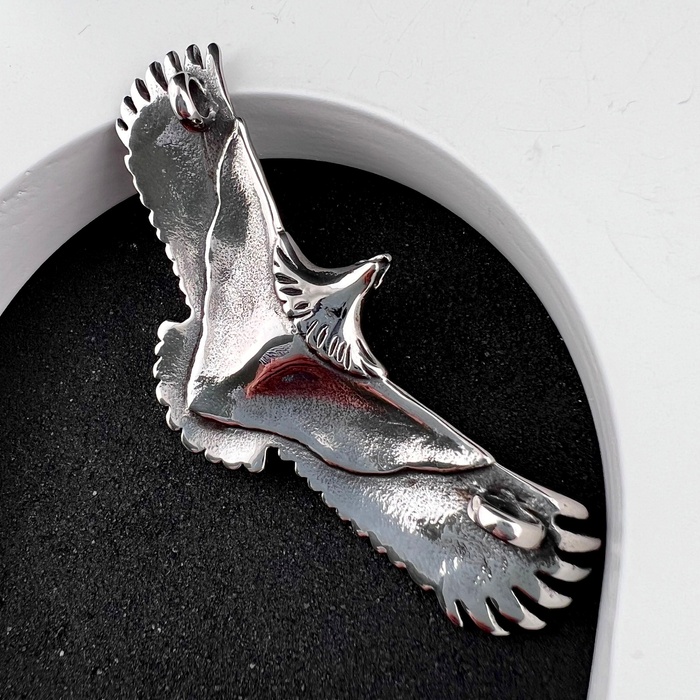 Готичний панк кулон орел з нержавіючої медичної сталі PS-019 PS-019 фото