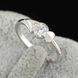 Женское кольцо с белым камнем RG-006 RG-006 фото 2
