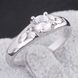 Женское кольцо с белым камнем RG-012 RG-012 фото 3