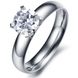 Женское кольцо с большим камнем из медицинской стали RS-002 RS-002 фото 1