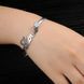 Жіночий браслет з камінцями love із медичної сталі 18см BS-053 BS-053 фото 3