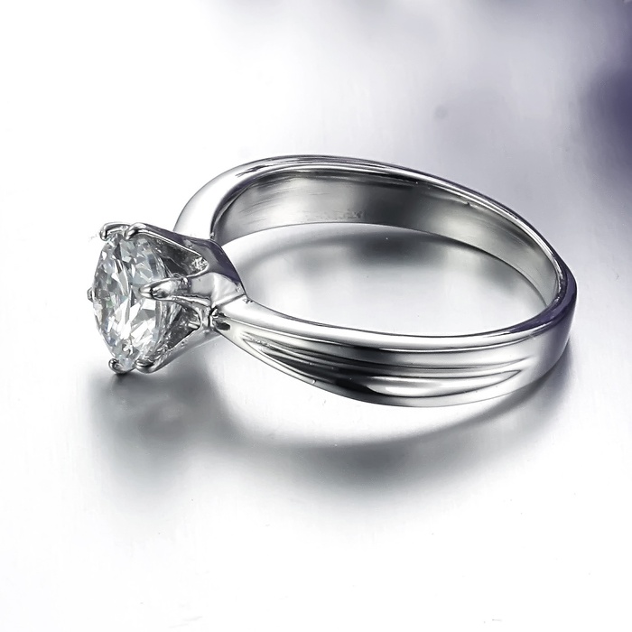 Женское кольцо с большим камнем из медицинской стали RS-006 RS-006 фото